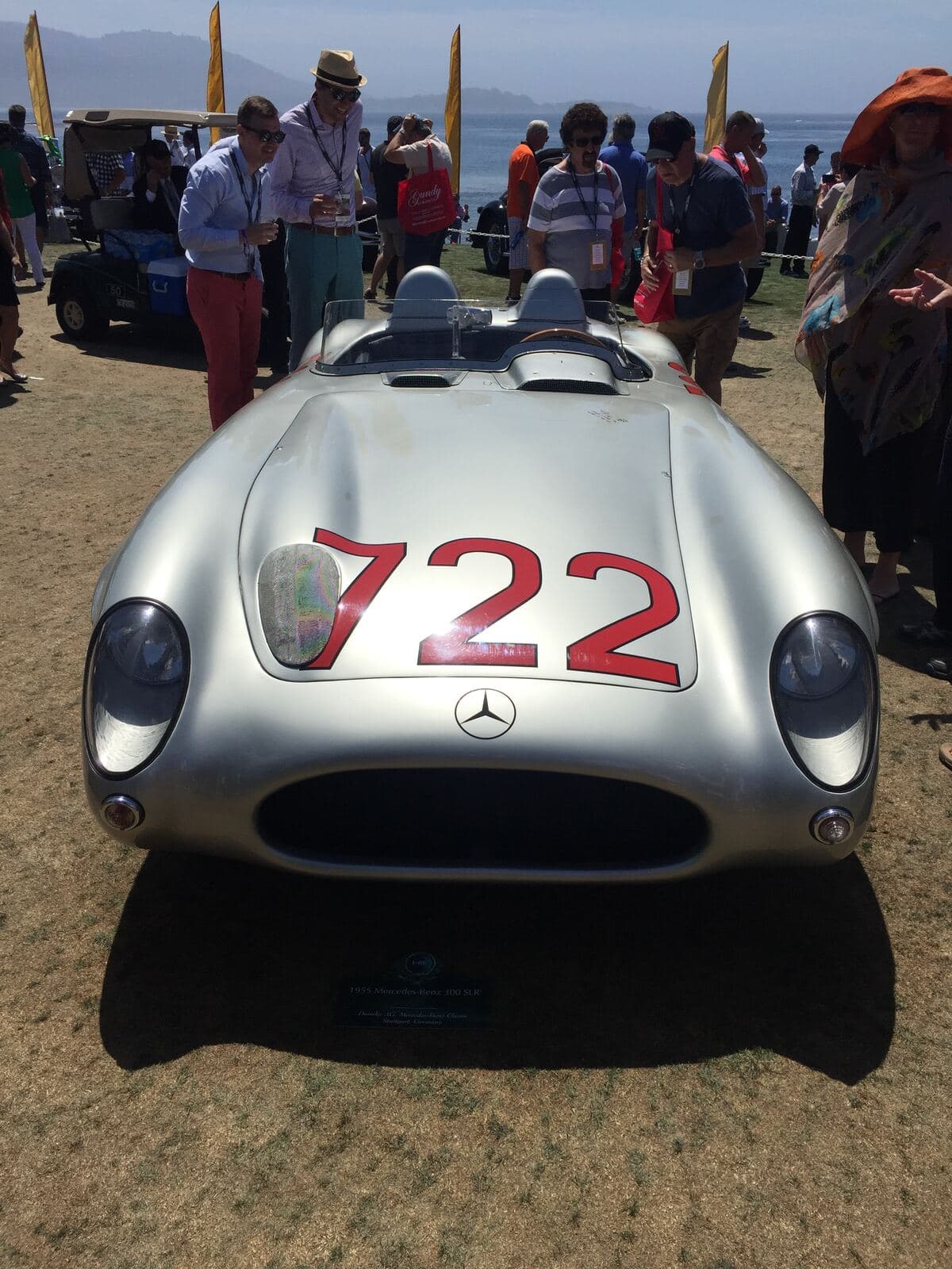 Mercedes 300 SLR wearing number 722